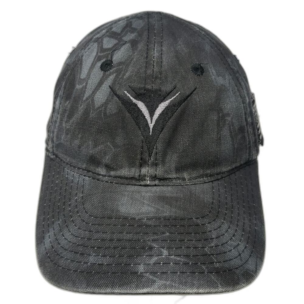 StingerWorx Baseball Cap Black One Size Camo American Flag Hat Strapback